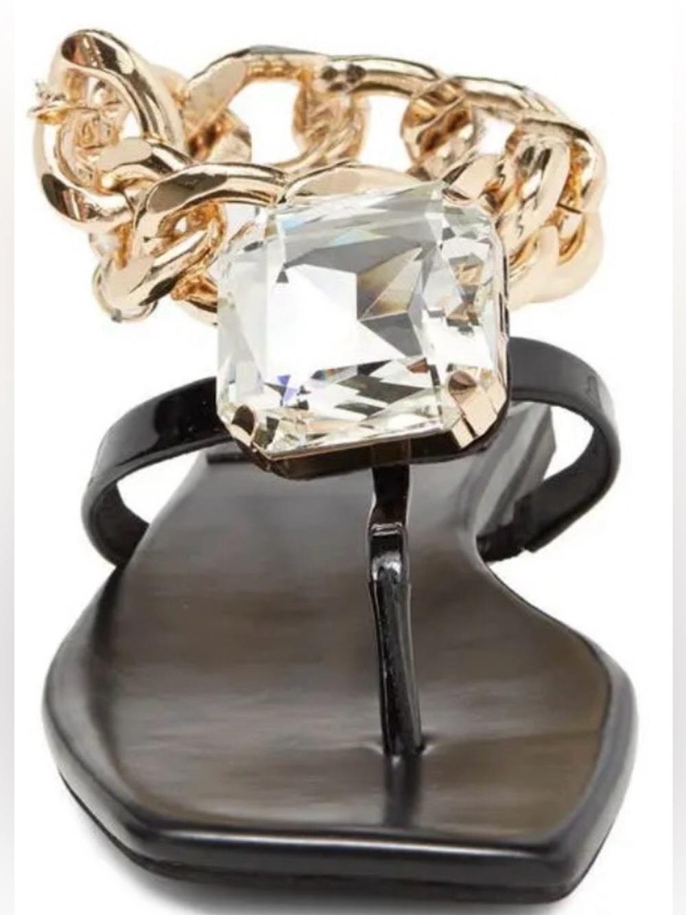 {Jeffrey Campbell} "Ring On It" Embellished Thong Sandals - Picture 15 of 16